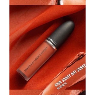 Son kem MAC Powder Kiss màu 998 Sorry Not Sorry