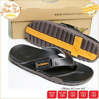 Dép nam dr martens thailand quai kẹp da bò đế đúc chắc chắn dr3