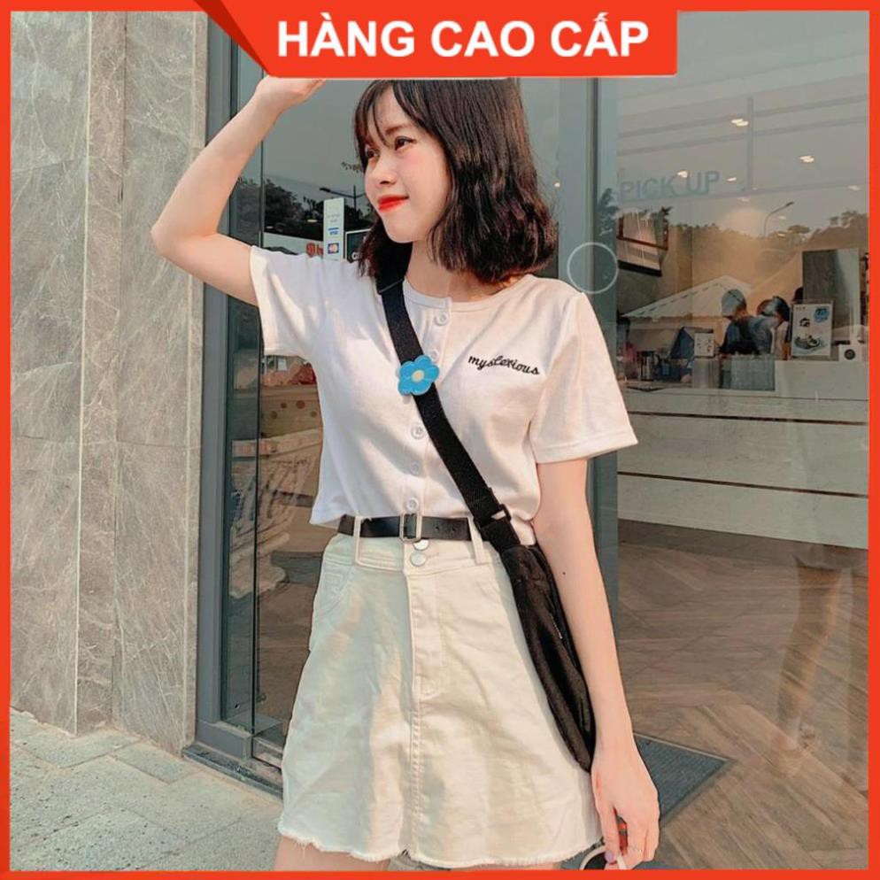 Áo Croptop Cúc Dọc, Áo Croptop Ôm - [HÀNG CAO CẤP] | BigBuy360 - bigbuy360.vn