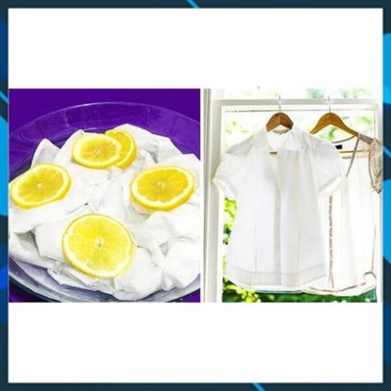Tẩy mốc Quần áo, Tẩy trắng Quần áo ( Combo Thuốc tẩy tím + bột chanh )