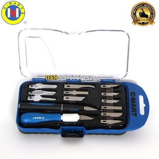Bộ dao điêu khắc C-MART A0301 14 chi tiết