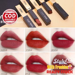 [Hàng mới về] Son môi trang điểm màu đỏ nhung lâu trôi phong cách Vintage NOVO