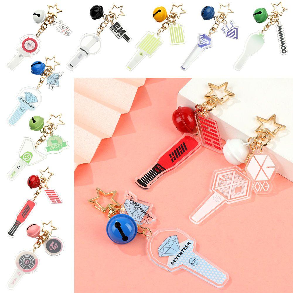 Phụ Kiện Túi Xách Bằng Acrylic In Hình Nhóm Nhạc BTS GOT7 Blackpink MIHAN1