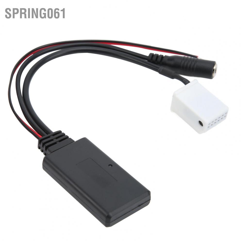 Spring061 Car Bluetooth5.0 Wireless Module Black Handsfree Mic Replacement for Citroen C2 C4 C5 C6 C8