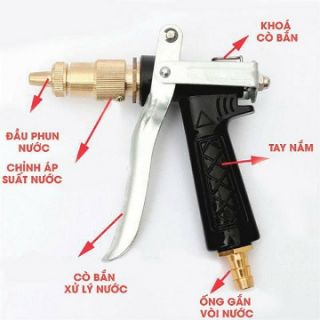 súng xịt rửa xe tăng áp