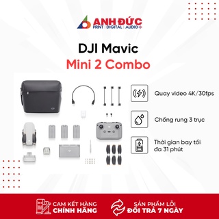 Máy bay flycam dji mavic mini 2 / mini 2 se, camera 4k/ 30p, gimbal 3 trục, hàng chính hãng bảo hành 12 tháng