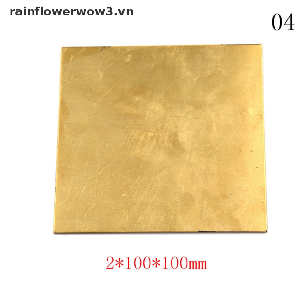 Tấm Đồng Lá 0.5mm / 0.8mm / 1mm / 2mm 100X100mm