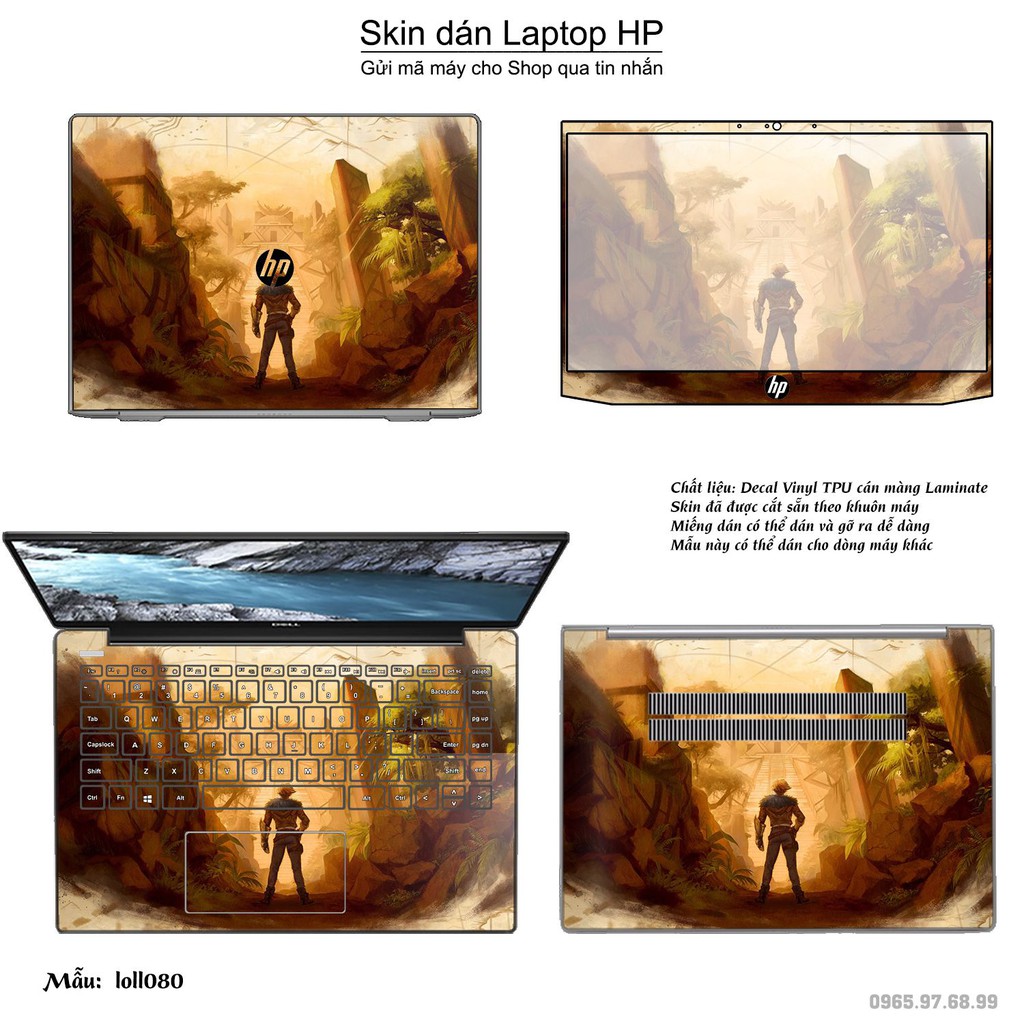 Skin dán Laptop HP in hình Liên Minh Huyền Thoại _nhiều mẫu 11 (inbox mã máy cho Shop)