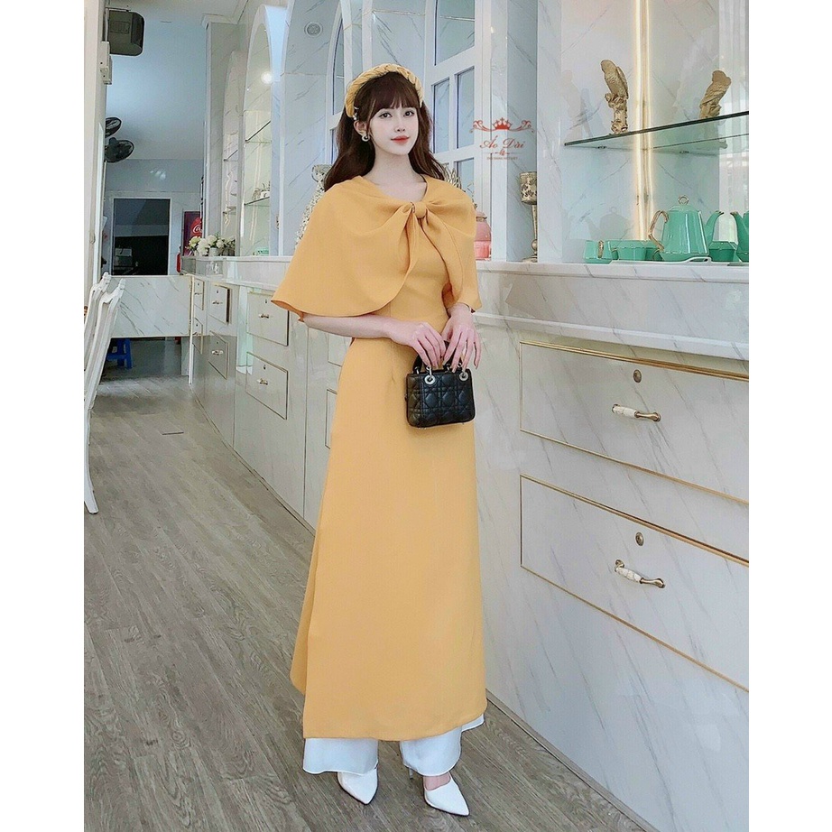 Áo dài, Áo dài cách tân nữ Hồng Tú- Ngọc Tú hàng cao cấp MS 18
