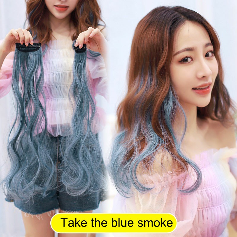 ✨✨Kẹp light tóc giả xoăn + thẳng nhiều màu hót hít ạ!