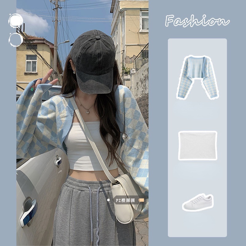 Áo khoác cardigan dệt kim dáng rộng thiết kế mới thời trang mùa thu dành cho nữ