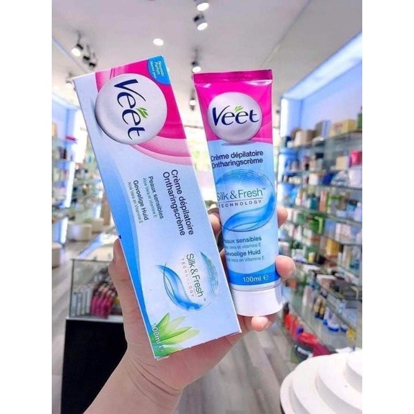 Kem tẩy lông veet 100ml - tẩy lông tay,tẩy lông chân, tẩy lông nách hiệu quả