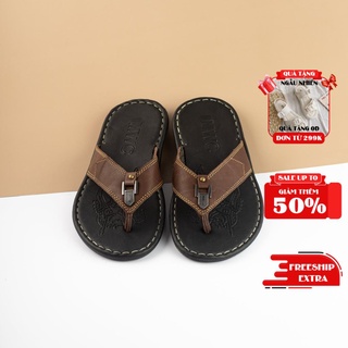 Dép MWC 7641 - Dép Kẹp Nam Chất Liệu Da Trẻ Trung Phong Cách Cá Tính, Dép Xỏ Ngón Nam Mẫu Mới, Bền Đẹp, Giá Tốt