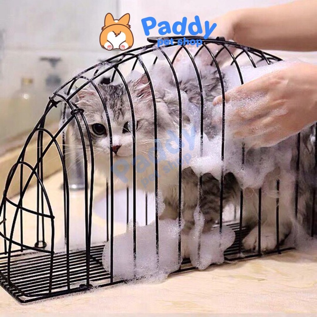 Lồng Tắm &amp; Sấy Chuyên Dụng Cho Chó Mèo &lt;7kg