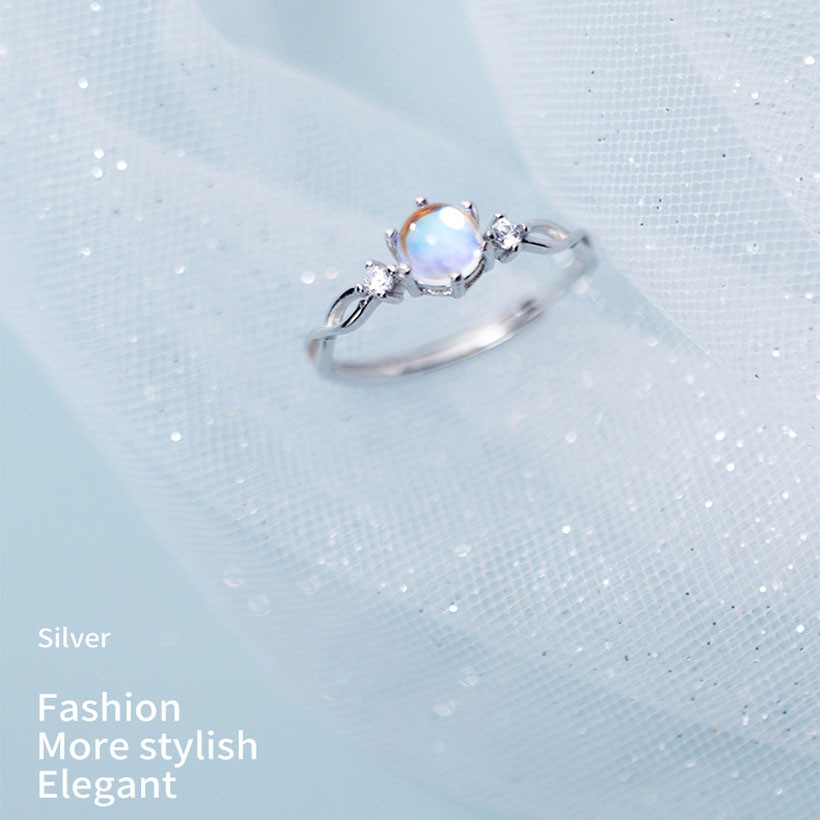 Nhẫn bạc nữ s925 freesize,phù hợp với mọi kích thước tay J7492 - AROCH Jewelry