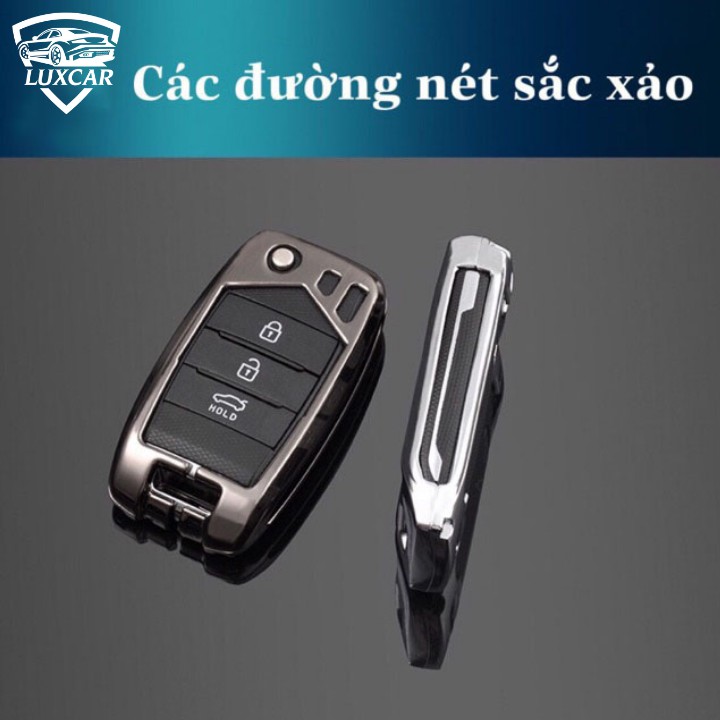 Ốp Khóa Hợp Kim KIA 02 Cao Cấp LUXCAR, Cho Các Dòng ( KIA CERATO, SOLUTO, K3 SỐ SÀN,...)