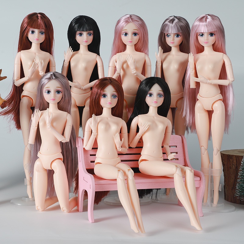 Búp bê barbie DIY 20 khớp 30cm xinh xắn