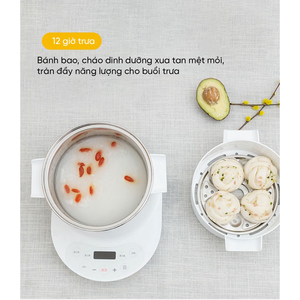 Bộ nồi hấp điện đa năng kèm chảo chống dính Xiaomi oCooker CR-DR01