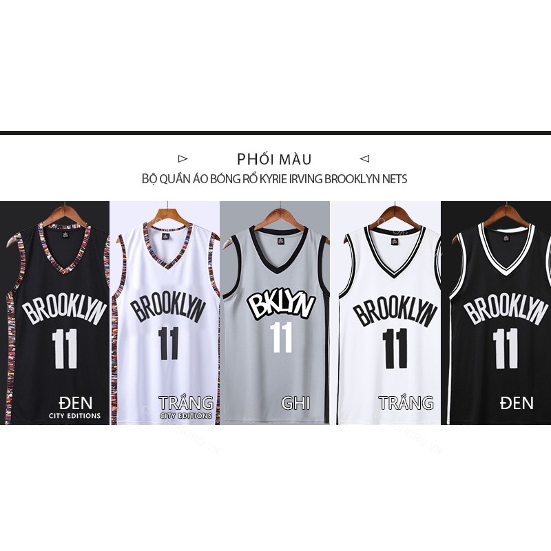 Bộ quần áo bóng rổ Kyrie Irving Nets