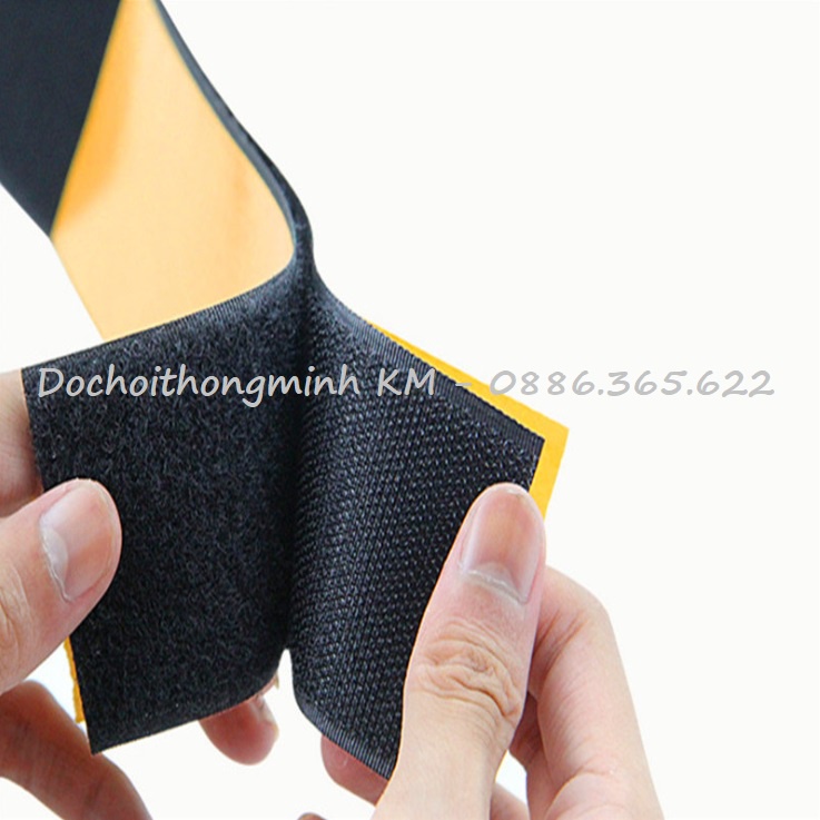Velcro, băng dính gai, khóa nhám keo dán lưới dán siêu chắc giấy vàng
