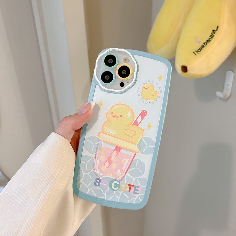 Ốp Lưng iPhone Ốp Điện Thoại Họa Tiết Hoa Hoạt Hình Cho iPhone13Pro 11 / 12Pro xrxs 78p / xs