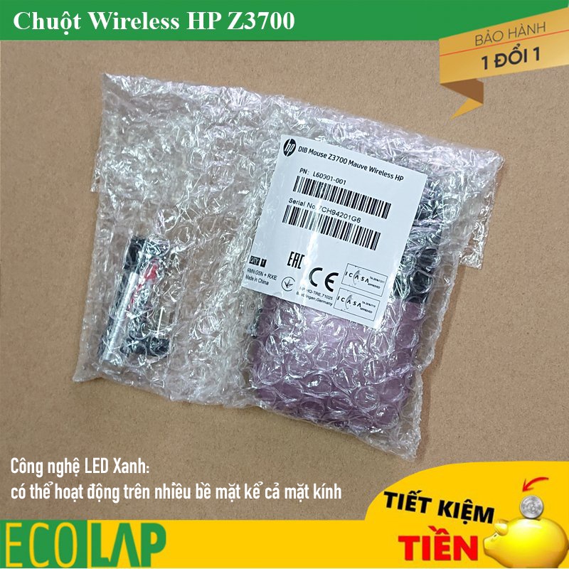 Chuột không dây HP LED Xanh chạy trên mặt kính + tặng kèm pin xịn