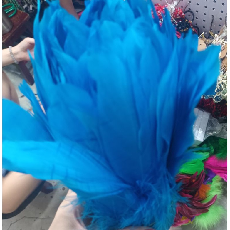 Lông nhân tạo trang trí handmade, trang trí làm đẹp bán set 2 lông