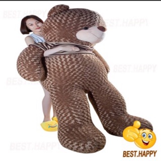 Gấu bông Teddy khổ vải 2m( Size thật 1m8)