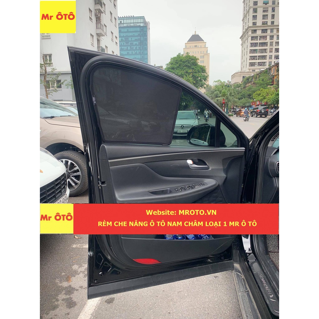Rèm Che Nắng Xe Hyundai Santafe 2019 - 2023 chống UV - Loại 1 Mr Ô Tô - Bảo hành 2 năm