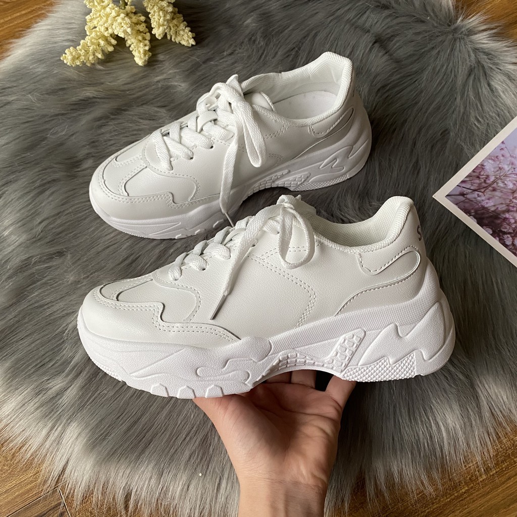 Giày Sneaker HAPU da trơn thời trang , thể thao Sport 681 Hot Trend mới nhất 2021 | BigBuy360 - bigbuy360.vn