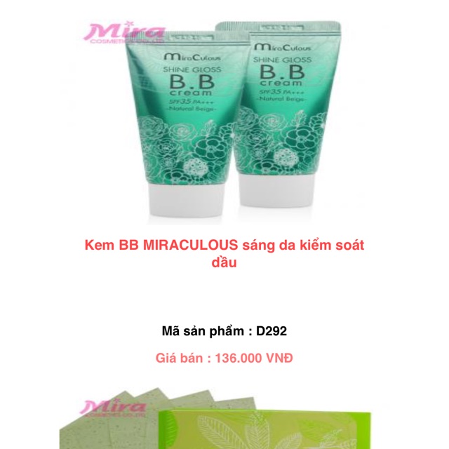 Kem BB mi ra