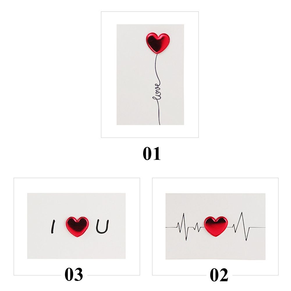 Thiệp Mời Họa Tiết Trái Tim 3D Độc Đáo Dùng Làm Quà Tặng