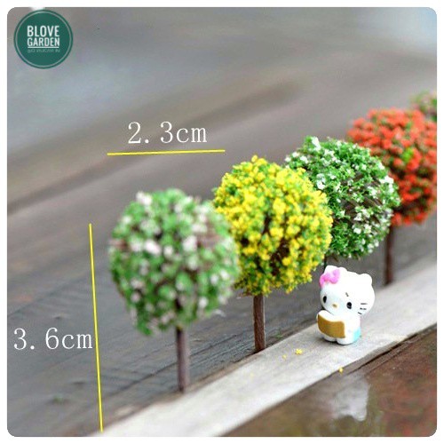 Tiểu Cảnh Cây Cảnh Nhựa Trang Trí Chậu Cây, Sen Đá, terrarium, charm slime