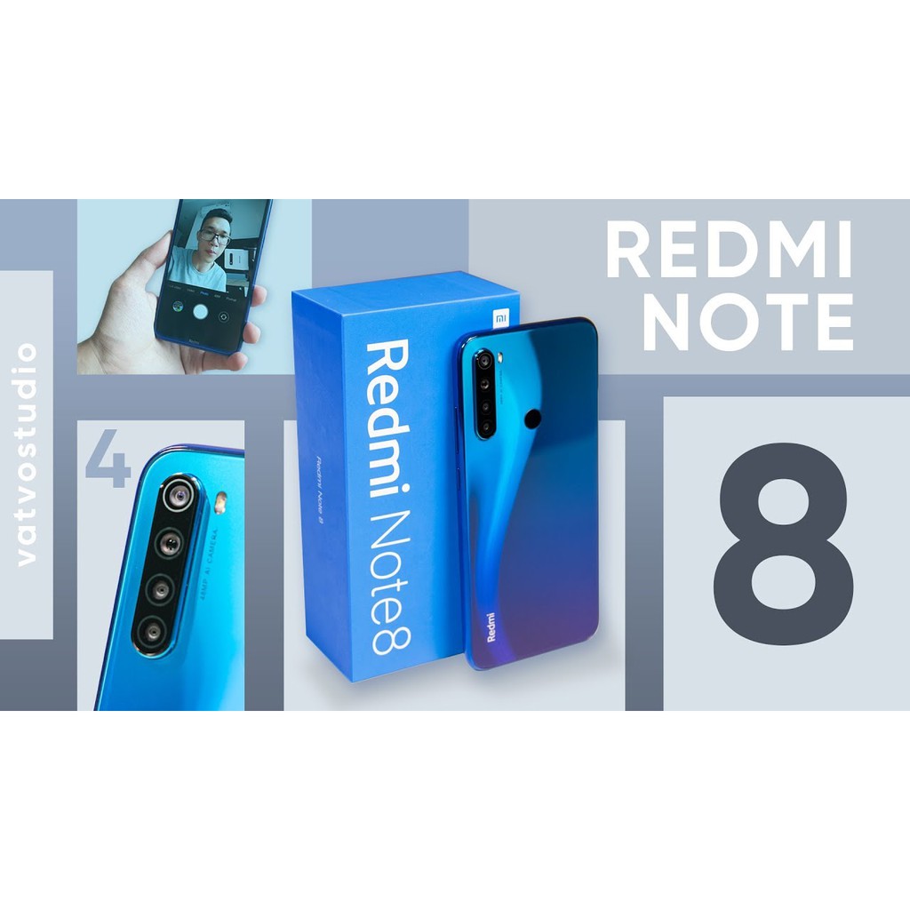 Điện thoại Xiaomi Redmi Note 8  64GB hàng fullbox nguyên seal