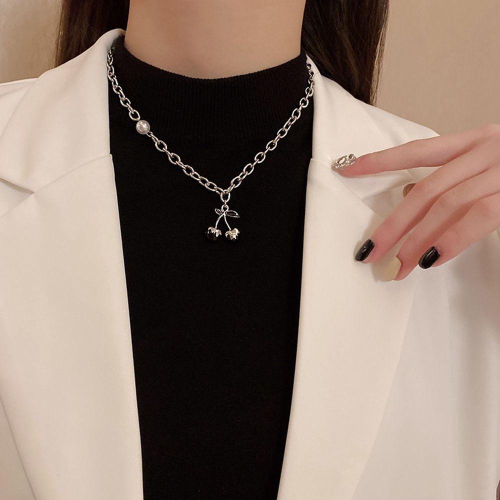 AROMA Vòng cổ Phong Cách Hàn Quốc Cổ Điển Thanh Lịch Dành Cho Nữ