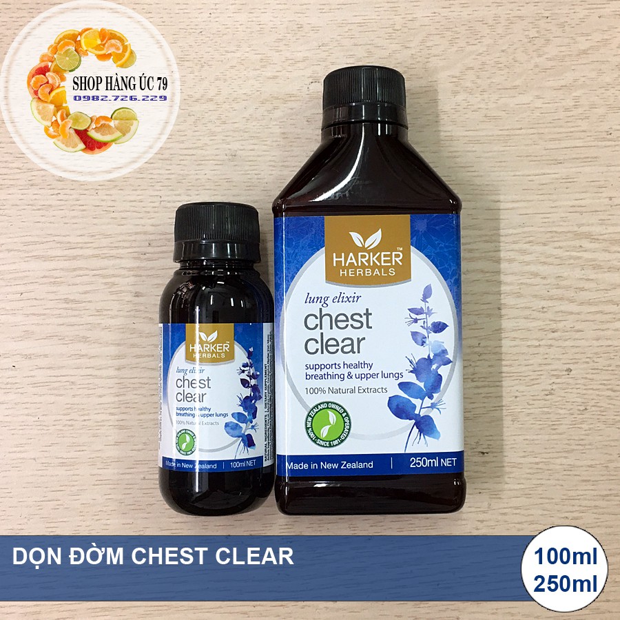 DỌN ĐỜM CHEST CLEAR CỦA NEWZELAND