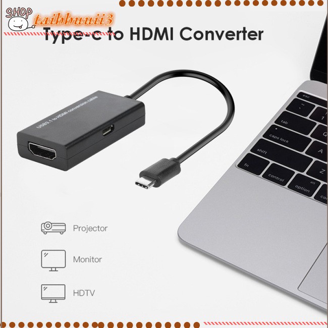 Khuyến mãi taihhuuii3's  USB Type C to HDMI Adapter USB 3.1 USB C Male to HDMI Female Converter Cable for MHL Android Phone Tablet