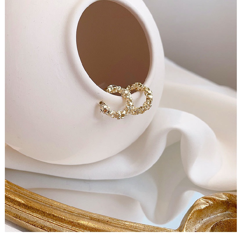 Khuyên Kẹp Tai Cỡ Nhỏ Không Cần Xỏ Lỗ Kiểu Hàn Quốc Đơn Giản Cá Tính