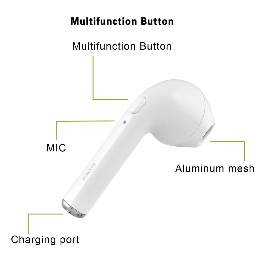 Tai nghe bluetooth v4.2 + EDR không dây nhét tai âm thanh chất lượng cao