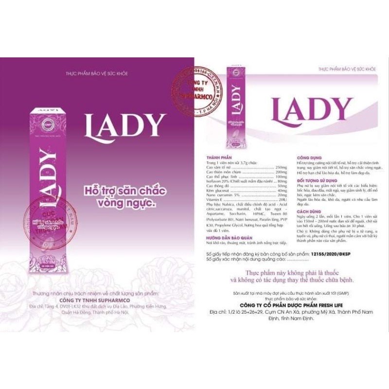 [Chính Hãng]Viên Sủi Nở Ngực Lady,Tăng Size vÒNG 1,Giải Pháp Cho Chị Em Nhỏ,Trùng Xệ,Nhão