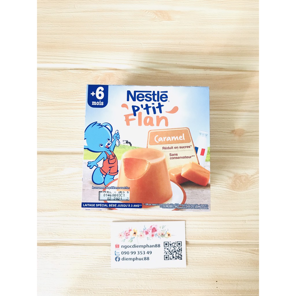 BÁNH FLAN NESTLE PHÁP CHO BÉ 6-36 THÁNG