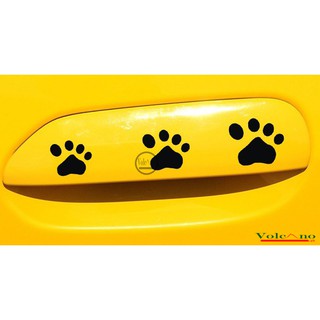 Decal Dán Xe Dấu Chân Chó Con (4 Chân)