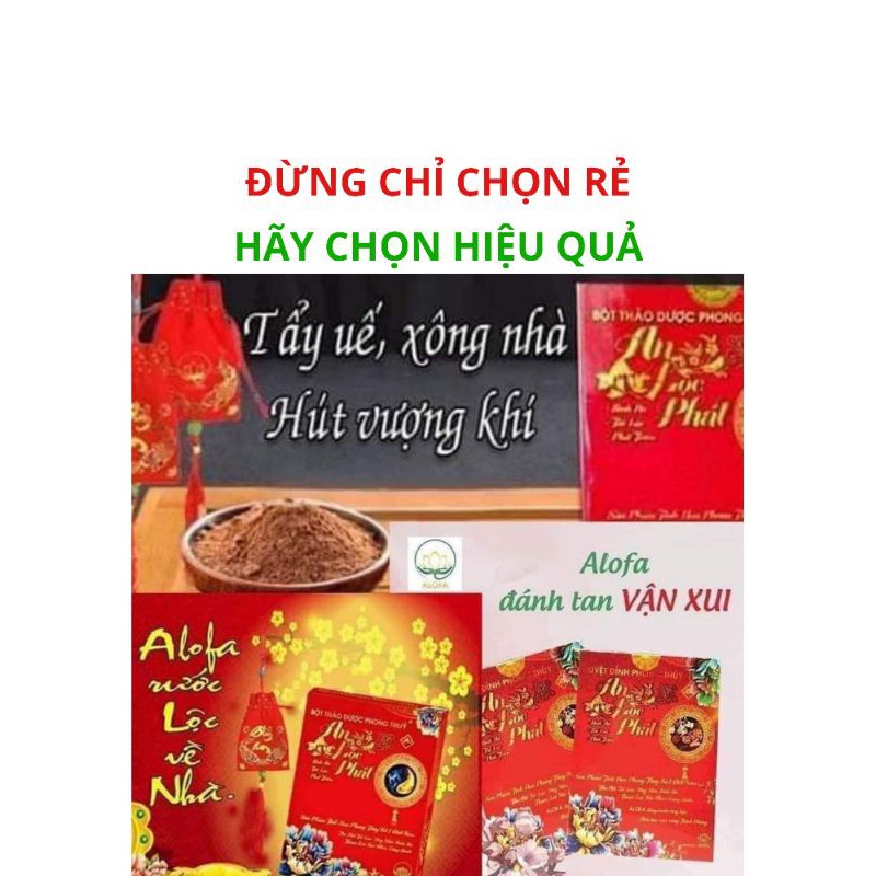 [HÀNG CHÍNH HÃNG] BỘT PHONG THỦY ALOFA THU HÚT TÀI LỘC