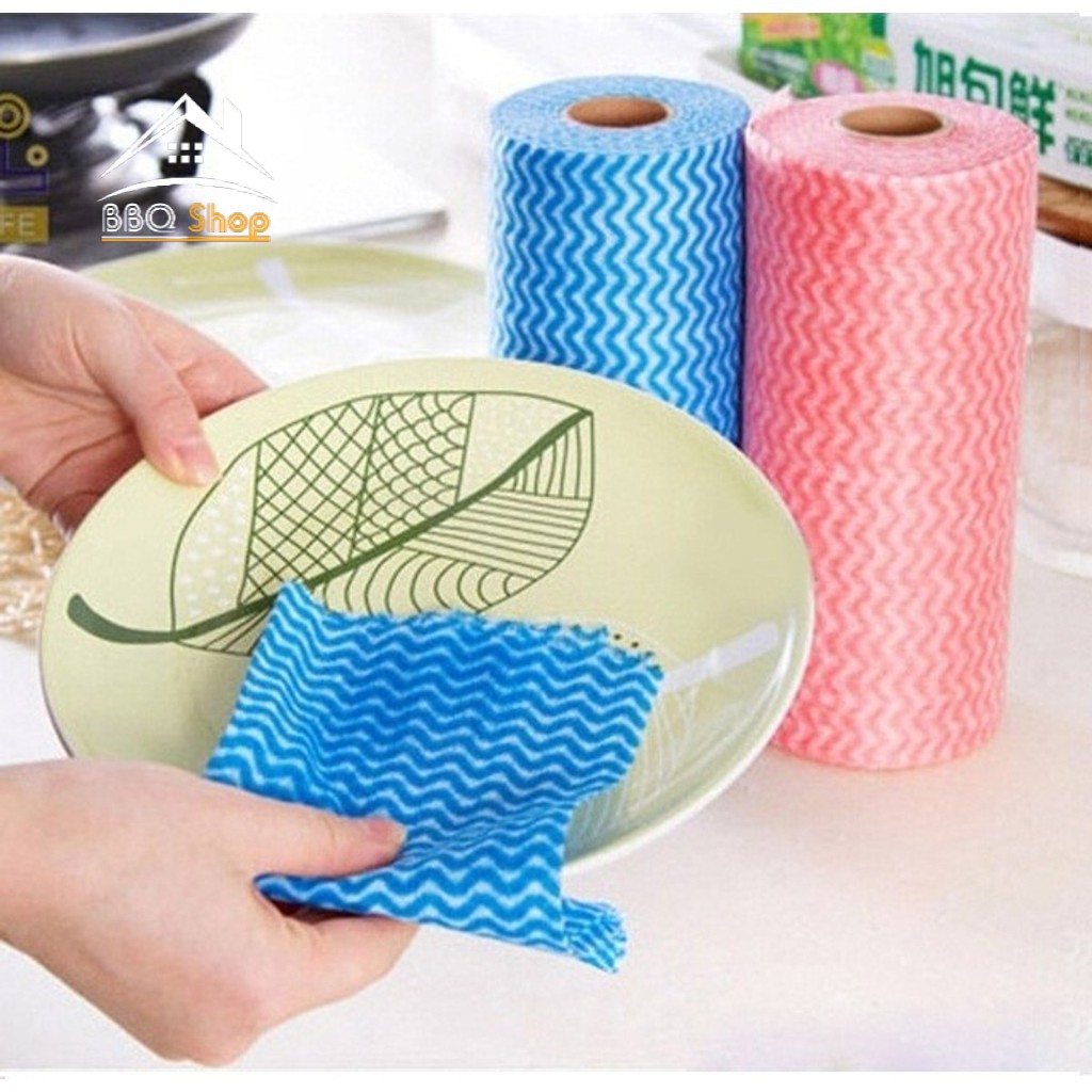 [RẺ VÔ ĐỊCH] Cuộn khăn giấy lau đa năng 50 tờ