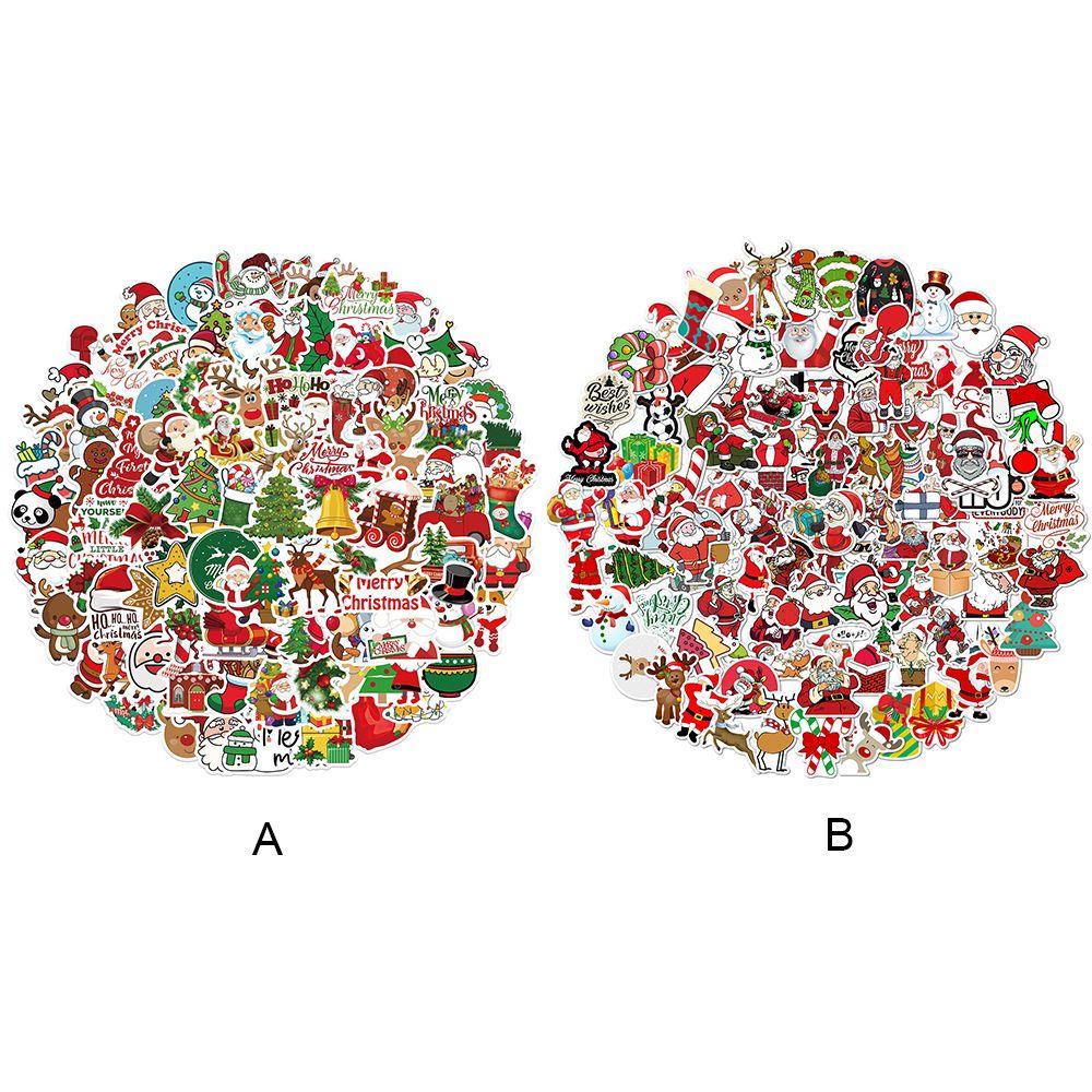 Set 100 Sticker Hoạt Hình Trang Trí Áo Mưa