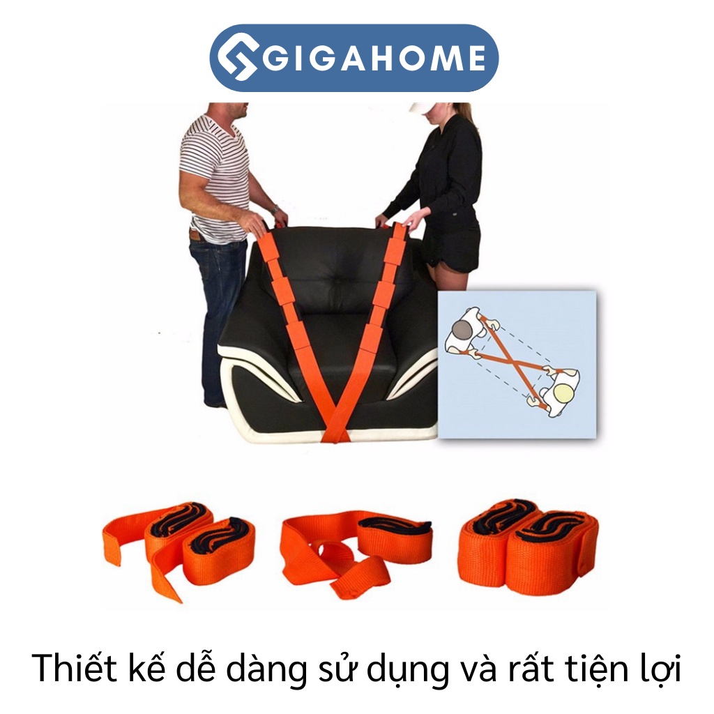 Dây Đai Hỗ Trợ Khiêng Nâng Đồ Vật GIGAHOME Mang Nội Thất Dễ Dàng 3109
