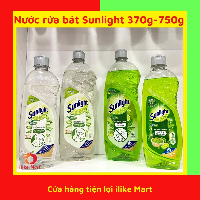 Nước rửa bát Sunlight 370g-750g