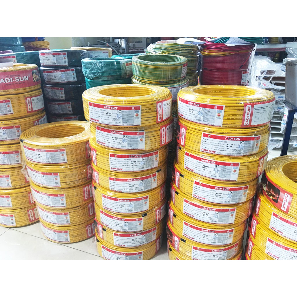 DÂY ĐIỆN ĐÔI Cadisun VCTFK 0.75MM; 1.5MM