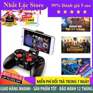 Tay cầm chơi game X3 Tặng kèm giá đỡ điện thoại 💥SIÊU HOT - BẢO HÀNH 1 NĂM 💥0