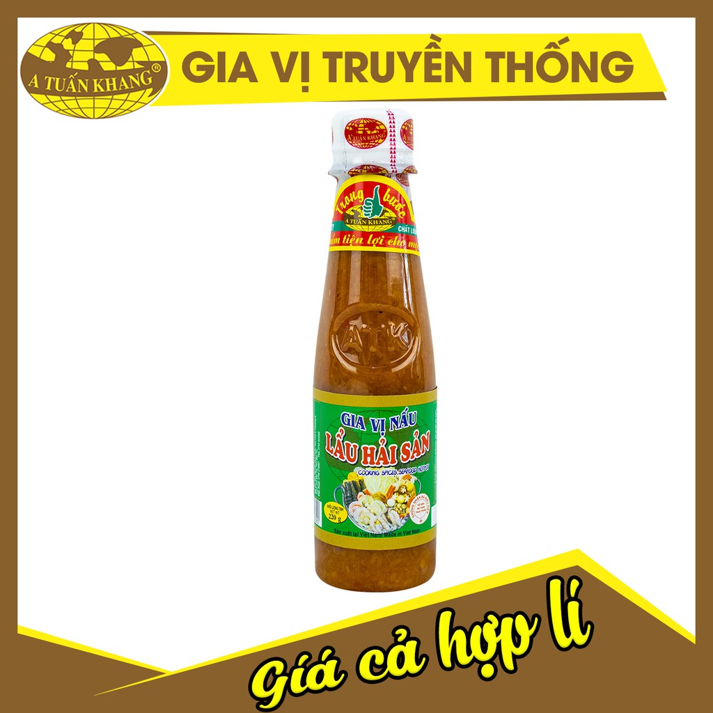 Gia vị lẩu hải sản A Tuấn Khang 220g